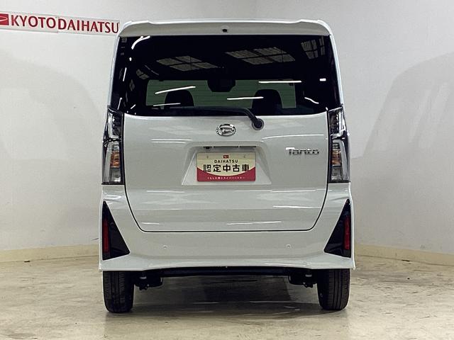 タントカスタムＸ　届出済み未使用車　スマートアシストスマートアシスト　バックカメラ　プッシュボタンエンジンスタート　ＬＥＤヘッドライト　両側リヤパワースライドドア　オートエアコン　コーナーセンサー　アルミホイール　シートヒーター　アイドリングストップ（京都府）の中古車
