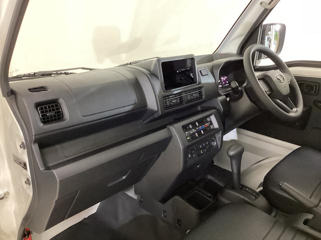 ハイゼットトラックスタンダード　届出済み未使用車　４ＷＤ　ＣＶＴ　エアコン切替式４ＷＤ　ＣＶＴ　３方開　ヘッドライトレべライザー　オートライト　オートマチックハイビーム　アクセサリーソケット　スマートアシスト　電動格納ミラー　マニュアルエアコン　パワステ　バッテリーカバー（京都府）の中古車