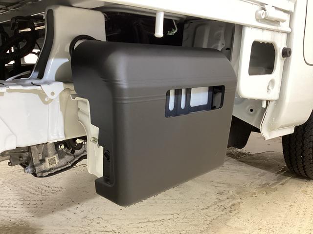 ハイゼットトラックスタンダード　届出済み未使用車　４ＷＤ　ＣＶＴ　エアコン切替式４ＷＤ　ＣＶＴ　３方開　ヘッドライトレべライザー　オートライト　オートマチックハイビーム　アクセサリーソケット　スマートアシスト　電動格納ミラー　マニュアルエアコン　パワステ　バッテリーカバー（京都府）の中古車