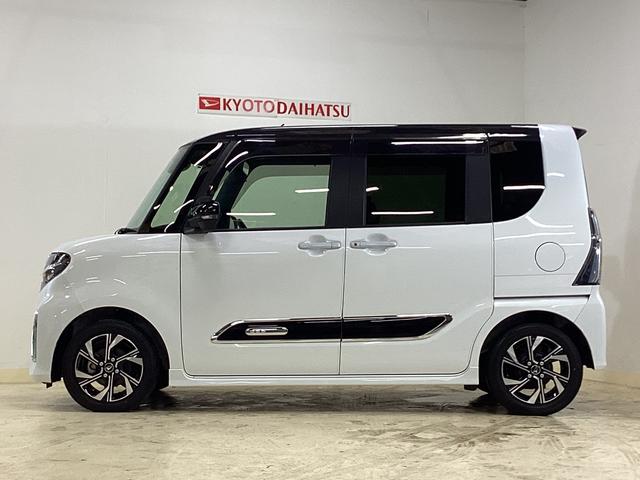 タントカスタムX ナビ パノラマモニター ETC ドラレコ SAナビ フルセグチューナー ブルートゥース対応 パノラマモニター プッシュボタンエンジンスタート 両側リヤパワースライドドア LEDヘッドライト ETC ドライブレコーダー オートエアコン オートライト(京都府)の中古車