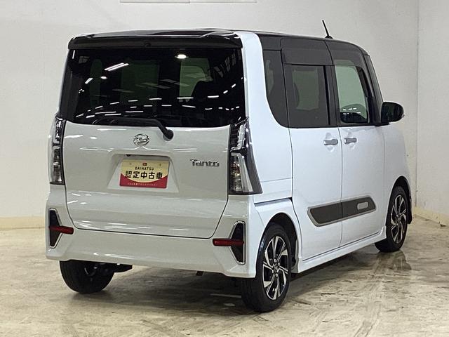 タントカスタムX ナビ パノラマモニター ETC ドラレコ SAナビ フルセグチューナー ブルートゥース対応 パノラマモニター プッシュボタンエンジンスタート 両側リヤパワースライドドア LEDヘッドライト ETC ドライブレコーダー オートエアコン オートライト(京都府)の中古車