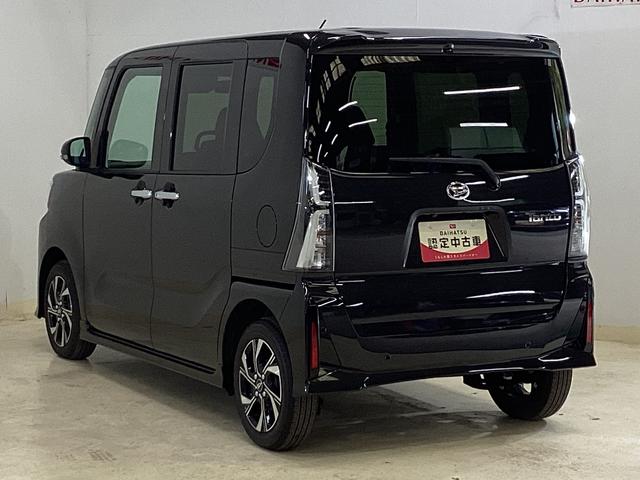 タントカスタムＸ　届出済み未使用車　スマートアシスト　バックカメラスマートアシスト　両側リヤパワースライドドア　バックカメラ　ＬＥＤヘッドライト　コーナーセンサー　オートライト　プッシュボタンエンジンスタート　オートエアコン　コーナーセンサー　アルミホイール　ＡＢＳ（京都府）の中古車