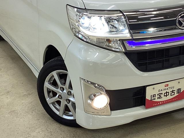 タントカスタムX トップエディション SA ナビ バックカメラ社外ナビ フルセグチューナー バックカメラ ETC プッシュボタンエンジンスタート 助手席側リヤパワースライドドア アルミホイール スマートアシスト LEDヘッドライト アルミホイール オートエアコン(京都府)の中古車