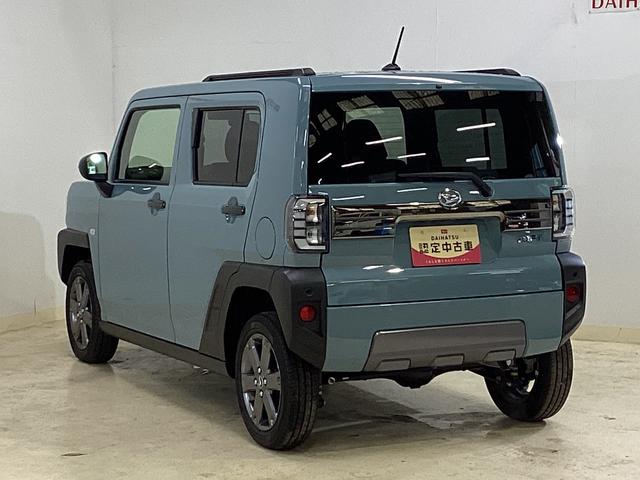 タフトＧ　ダーククロムベンチャー　４ＷＤ　届出済み未使用車４ＷＤ　バックカメラ対応　クルーズコントロール　前後コーナーセンサー　スカイフィールトップ　前席シートヒーター　オートライト　ＬＥＤヘッドライト　ＵＳＢ　電子パーキング　１５インチ純正アルミホイール（京都府）の中古車