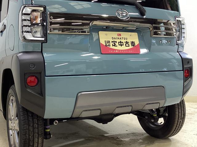 タフトＧ　ダーククロムベンチャー　４ＷＤ　届出済み未使用車４ＷＤ　バックカメラ対応　クルーズコントロール　前後コーナーセンサー　スカイフィールトップ　前席シートヒーター　オートライト　ＬＥＤヘッドライト　ＵＳＢ　電子パーキング　１５インチ純正アルミホイール（京都府）の中古車