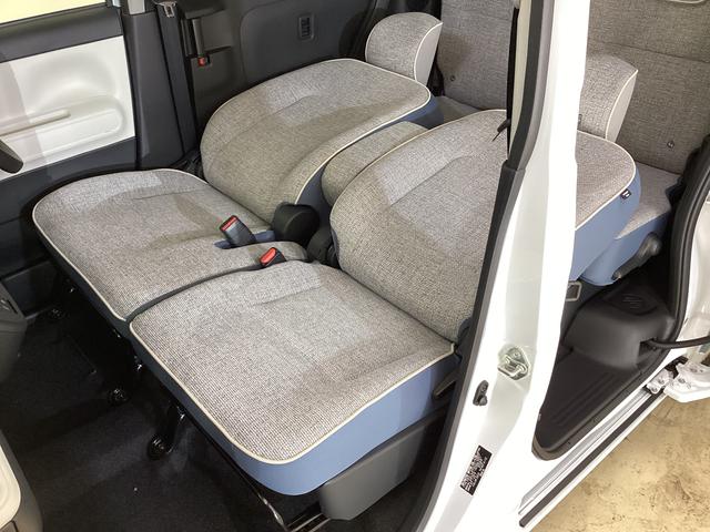 ムーヴキャンバスストライプスＧ　届出済み未使用車　両側電動スライドドア前後コーナーセンサー　両側電動スライドドア　シートヒーター　ホットカップホルダー　バックカメラ　スマートキー　プッシュスタート　オートブレーキホールド　ＬＥＤヘッドライト　ＵＳＢチャージャー（京都府）の中古車