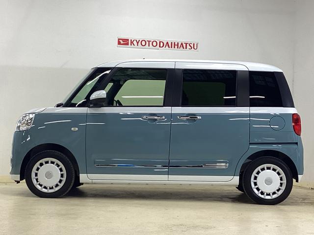 ムーヴキャンバスストライプスG ドライブレコーダー シートヒーター ETCドライブレコーダー 前席シートヒーター ETC 純正ナビ 両側電動スライドドア USB接続 ホッとカップホルダー 前後コーナーセンサー オートブレーキホールド オートハイビーム LEDヘッドライト(京都府)の中古車