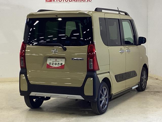 タントファンクロス　シートヒーター　両側電動スライドドア　スマアシスマートアシスト　バックカメラ対応　前席シートヒーター　両側電動スライドドア　ＵＳＢ接続　前後コーナーセンサー　ＬＥＤヘッドライト　オートマチックハイビーム　オートブレーキホールド　ルーフレール（京都府）の中古車