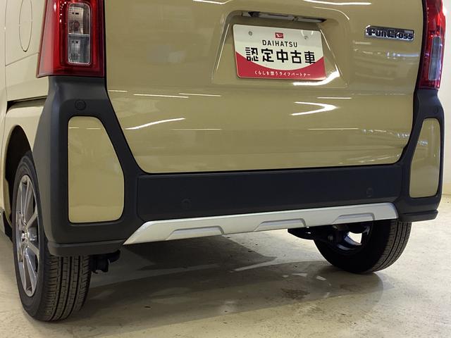 タントファンクロス　シートヒーター　両側電動スライドドア　スマアシスマートアシスト　バックカメラ対応　前席シートヒーター　両側電動スライドドア　ＵＳＢ接続　前後コーナーセンサー　ＬＥＤヘッドライト　オートマチックハイビーム　オートブレーキホールド　ルーフレール（京都府）の中古車