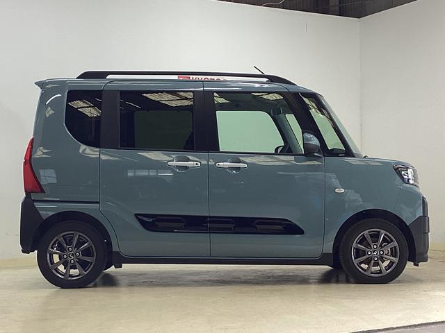 タントファンクロス シートヒータ 両側電動スライドドア USB接続前席シートヒーター 前後コーナーセンサー 両側電動スライドドア ルーフレール バックカメラ対応 USB接続 オートブレーキホールド スマートキー アイドリングストップ スマートアシスト オートライト(京都府)の中古車