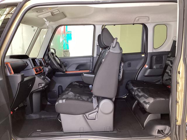 タントファンクロス シートヒーター 前後コーナーセンサー両側電動スライドドア 前後コーナーセンサー バックカメラ スマートキー 前席シートヒーター ルーフレール オートマチックハイビーム オートブレーキホールド 14インチ純正アルミホイール ABS(京都府)の中古車