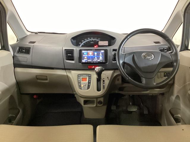 ムーヴX ETC ナビTV 電動格納ミラー アイドリングストップETC ナビTV DVD アクセサリーソケット 電動格納ミラー ヘッドライトレべライザー アイドリングストップ プッシュボタンエンジンスタート ドアバイザー 14インチ純正アルミホイール(京都府)の中古車