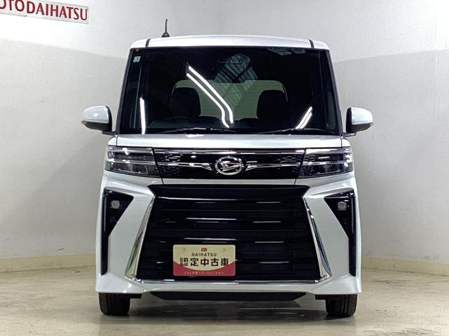 タントカスタムＸ　届出済未使用車　シートヒーター　電動スライドドアワンオーナー　届出済未使用車　前席シートヒーター　両側電動スライドドア　前後コーナーセンサー　バックカメラ　ＵＳＢ接続　プッシュボタンエンジンスタート　横滑り防止措置　ＬＥＤヘッドライト　オートライト（京都府）の中古車