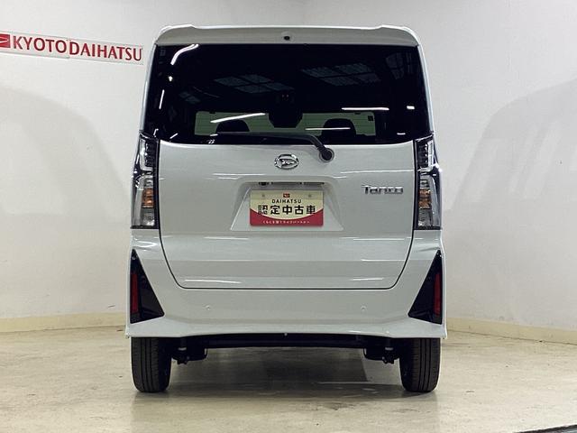 タントカスタムＸ　届出済未使用車　シートヒーター　電動スライドドアワンオーナー　届出済未使用車　前席シートヒーター　両側電動スライドドア　前後コーナーセンサー　バックカメラ　ＵＳＢ接続　プッシュボタンエンジンスタート　横滑り防止措置　ＬＥＤヘッドライト　オートライト（京都府）の中古車