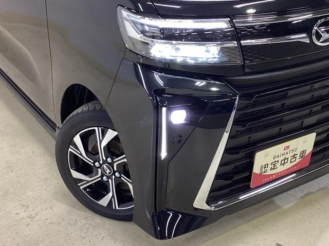 タントカスタムＸ　届出済未使用車　シートヒーター　バックカメラワンオーナー　届出済未使用車　バックカメラ　前後コーナーセンサー　前席シートヒーター　両側電動スライドドア　ＵＳＢ接続　アイドリングストップ　横滑り防止措置　オートライト　１４インチ純正アルミホイール（京都府）の中古車