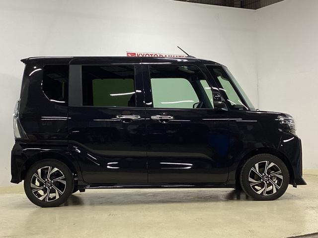 タントカスタムＸ　届出済未使用車　シートヒーター　バックカメラワンオーナー　届出済未使用車　バックカメラ　前後コーナーセンサー　前席シートヒーター　両側電動スライドドア　ＵＳＢ接続　アイドリングストップ　横滑り防止措置　オートライト　１４インチ純正アルミホイール（京都府）の中古車