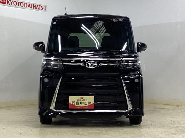 タントカスタムＸ　届出済未使用車　ナビ　バックカメラ　地デジ届出済未使用車　ナビ　フルセグチューナー　ブルートゥース対応　バックカメラ　プッシュボタンエンジンスタート　両側リヤパワースライドドア　ＬＥＤヘッドライト　コーナーセンサー　オートエアコン　ＡＢＳ（京都府）の中古車