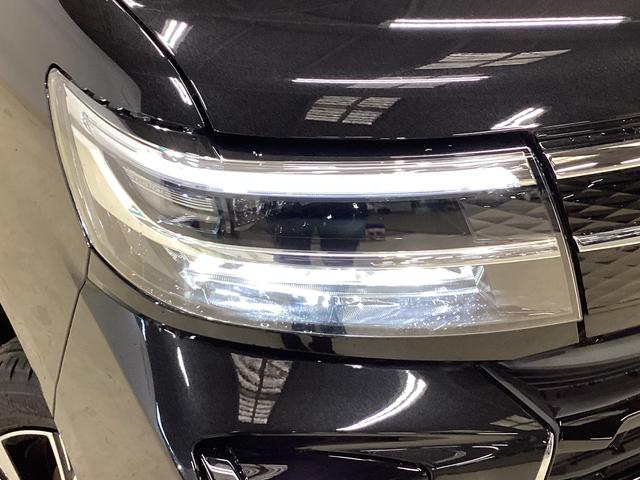 タントカスタムＸ　届出済未使用車　ナビ　バックカメラ　地デジ届出済未使用車　ナビ　フルセグチューナー　ブルートゥース対応　バックカメラ　プッシュボタンエンジンスタート　両側リヤパワースライドドア　ＬＥＤヘッドライト　コーナーセンサー　オートエアコン　ＡＢＳ（京都府）の中古車