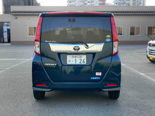 ルーミーカスタムＧ　Ｓ　バックモニターダイハツ認定中古車　予防安全機能スマートアシスト搭載　アイドリングストップ　バックモニター　電動格納ミラー　両側パワースライドドア　ナビゲーション　ドライブレコーダー　シートリフター　キーフリーキー（京都府）の中古車