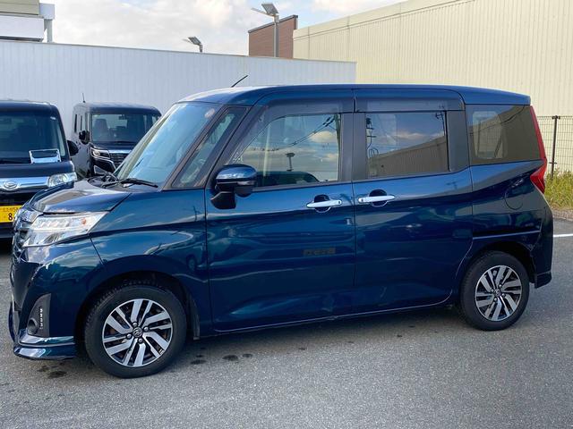 ルーミーカスタムＧ　Ｓ　バックモニターダイハツ認定中古車　予防安全機能スマートアシスト搭載　アイドリングストップ　バックモニター　電動格納ミラー　両側パワースライドドア　ナビゲーション　ドライブレコーダー　シートリフター　キーフリーキー（京都府）の中古車