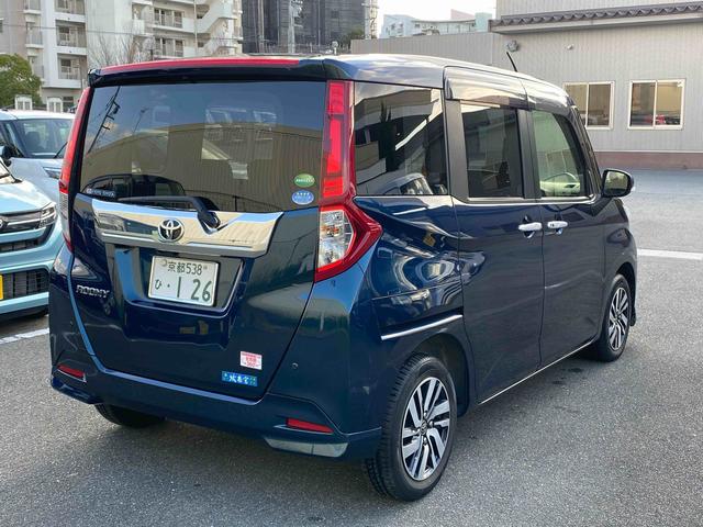 ルーミーカスタムＧ　Ｓ　バックモニターダイハツ認定中古車　予防安全機能スマートアシスト搭載　アイドリングストップ　バックモニター　電動格納ミラー　両側パワースライドドア　ナビゲーション　ドライブレコーダー　シートリフター　キーフリーキー（京都府）の中古車