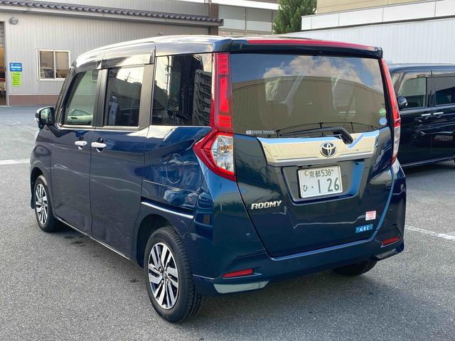 ルーミーカスタムＧ　Ｓ　バックモニターダイハツ認定中古車　予防安全機能スマートアシスト搭載　アイドリングストップ　バックモニター　電動格納ミラー　両側パワースライドドア　ナビゲーション　ドライブレコーダー　シートリフター　キーフリーキー（京都府）の中古車