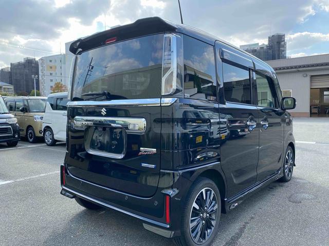 スペーシアカスタムハイブリッドXSターボ バックモニターダイハツ認定中古車 アイドリングストップ バックモニター 電動格納ミラー 運転席シートヒーター シートリフター ナビゲーション ドライブレコーダー ETC車載器 パワースライドドア キーフリーキー(京都府)の中古車