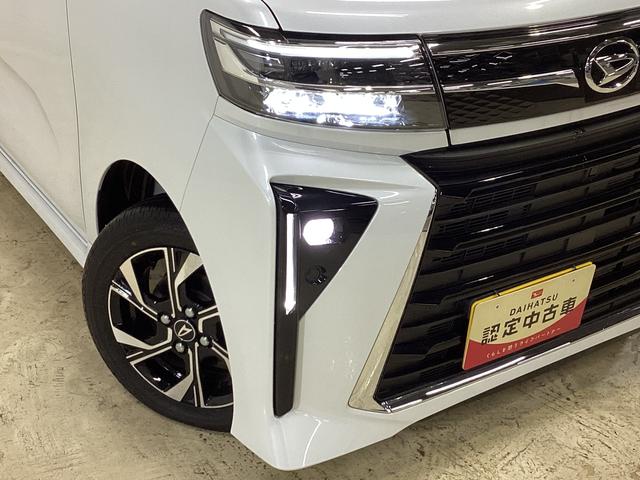 タントカスタムＸ　届け出済み未使用車　両側電動スライド　リアカメラ届け出済み未使用車　バックカメラ　両側電動スライドドア　前席シートヒーター　前後コーナーセンサー　オートマチックハイビーム　１４インチ純正アルミホイール　オートブレーキホールド　ＵＳＢチャージャー（京都府）の中古車