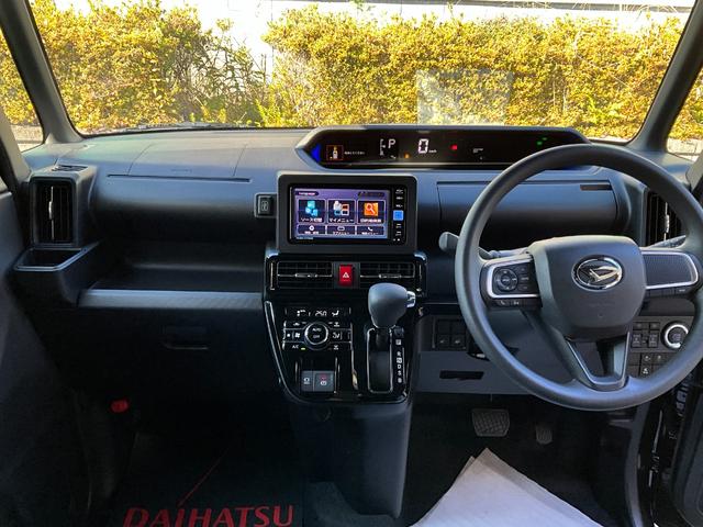 タントカスタムX 届け出済み未使用車 両側電動スライド リアカメラ届け出済み未使用車 ナビ付き バックカメラ 両側電動スライドドア 前席シートヒーター オートマチックハイビーム 前後コーナーセンサー 14インチ純正アルミ オートブレーキホールド USBチャージャー(京都府)の中古車