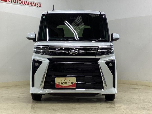 タントカスタムX 届け出済み未使用車 両側電動スライド リアカメラ届け出済み未使用車 ナビ付き バックカメラ 両側電動スライドドア 前席シートヒーター オートマチックハイビーム 前後コーナーセンサー 14インチ純正アルミ オートブレーキホールド USBチャージャー(京都府)の中古車