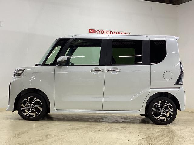 タントカスタムX 届出済未使用車 両側電動スライド リアカメラ届出済未使用車 バックカメラ 両側電動スライド 前後コーナーセンサー 前席シートヒーター 14インチ純正アルミホイール オートブレーキホールド USBチャージャー サイド/サイドカーテンエアバッグ(京都府)の中古車