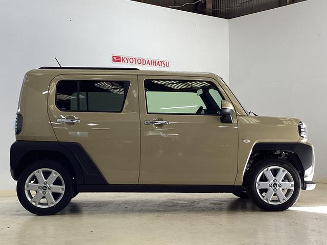 タフトGターボ クロムベンチャー バックカメラ 前席シートヒーターバックカメラ スカイフィールトップ アダプティブクルーズコントロール 前席シートヒーター 前後コーナーセンサー オートマチックハイビーム 電子パーキング オートブレーキホールド USB スマートキー(京都府)の中古車