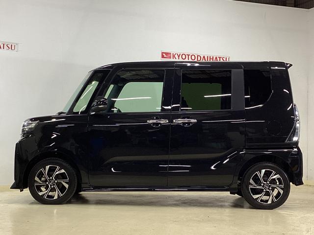 タントカスタムX ナビ バックカメラ スライドドア シートヒーターナビTV バックカメラ 両側電動スライドドア 前席シートヒーター 前後コーナーセンサー オートマチックハイビーム 電子パーキング オートブレーキホールド USB Bluetooth LEDヘッドライト(京都府)の中古車