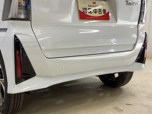 タントカスタムＸ　届出済未使用車　バックカメラ　シートヒーター届出済未使用車　バックカメラ　両側電動スライドドア　前後コーナーセンサー　前席シートヒーター　　オートブレーキホールド　電子パーキング　ＵＳＢチャージャー　ＬＥＤヘッドライト　１４インチ純正アルミ（京都府）の中古車