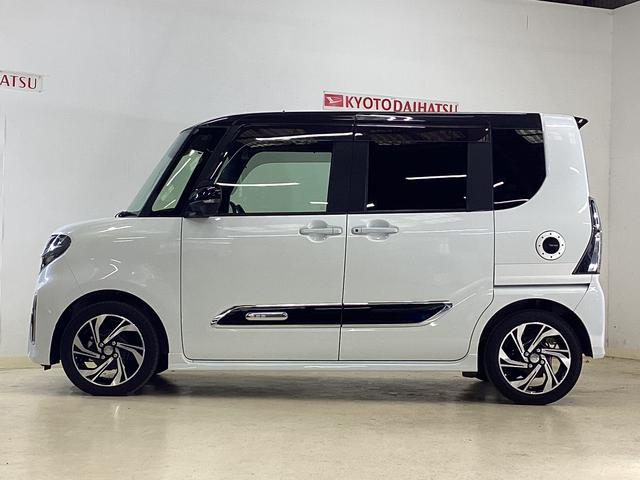 タントカスタムRSスタイルセレクション ワンオーナー ナビ ETCワンオーナー ナビTV パノラマモニター ドラレコ ETC ロングスライドシート 両側電動スライドドア リアコーナーセンサー 前席シートヒーター アダプティブクルーズコントロール Bluetooth(京都府)の中古車