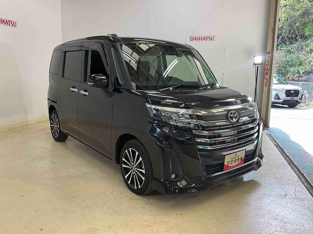 ルーミーカスタムG−Tナビ パノラマモニター ETC ドラレコ クルーズコントロール クリアランスソナー アイドリングストップ プッシュボタンスタート キーフリー アルミホイール シートヒーター 両側電動スライドドア(京都府)の中古車