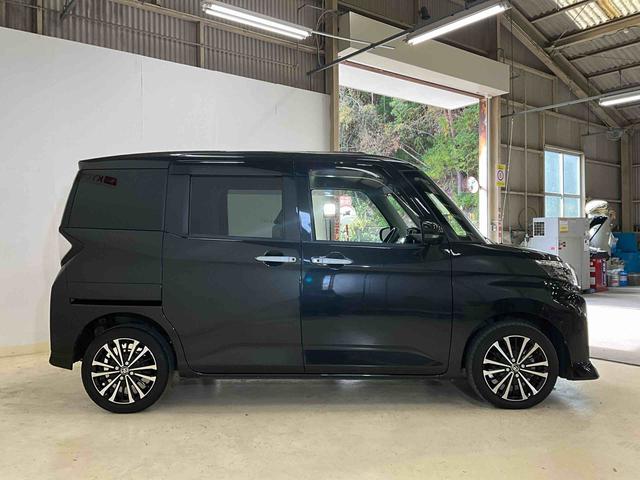 ルーミーカスタムG−Tナビ パノラマモニター ETC ドラレコ クルーズコントロール クリアランスソナー アイドリングストップ プッシュボタンスタート キーフリー アルミホイール シートヒーター 両側電動スライドドア(京都府)の中古車