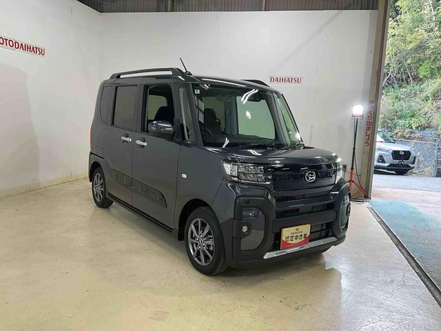 タントファンクロス　ナビドラレコダイハツ認定中古車　予防安全機能スマートアシスト搭載　アイドリングストップ　電動格納ミラー　オートライト　両側パワースライドドア　シートヒーター　ナビドラレコ　ＡＢＳ　ＥＴＣ車載器　キーフリーキー（京都府）の中古車