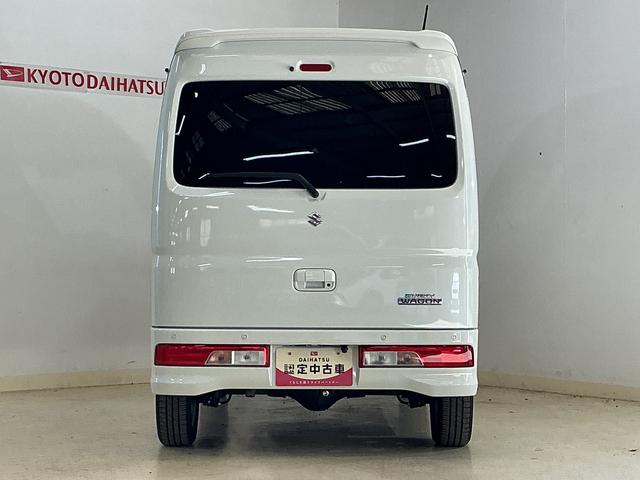 エブリイワゴンＰＺターボ　ワンオーナー　ＥＴＣ　バックカメラ　電動スライドワンオーナー　ＥＴＣ　バックカメラ　片側電動スライドドア　障害物センサー　運転席シートヒーター　ＵＳＢチャージャー　ＨＩＤヘッドライト　プッシュスタート　オートライト　スマートキー　ドアバイザー（京都府）の中古車