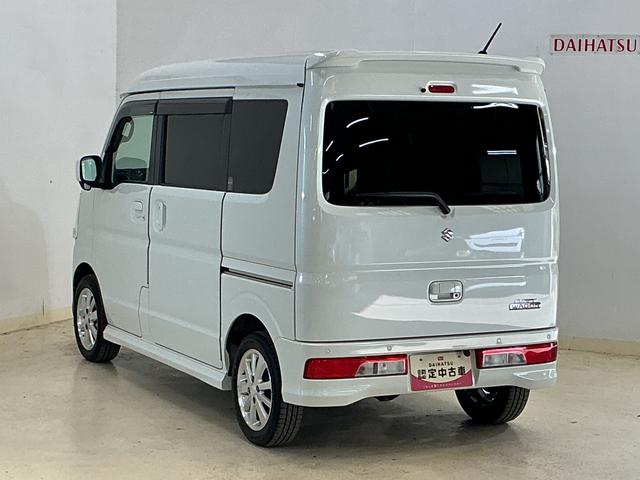 エブリイワゴンＰＺターボ　ワンオーナー　ＥＴＣ　バックカメラ　電動スライドワンオーナー　ＥＴＣ　バックカメラ　片側電動スライドドア　障害物センサー　運転席シートヒーター　ＵＳＢチャージャー　ＨＩＤヘッドライト　プッシュスタート　オートライト　スマートキー　ドアバイザー（京都府）の中古車