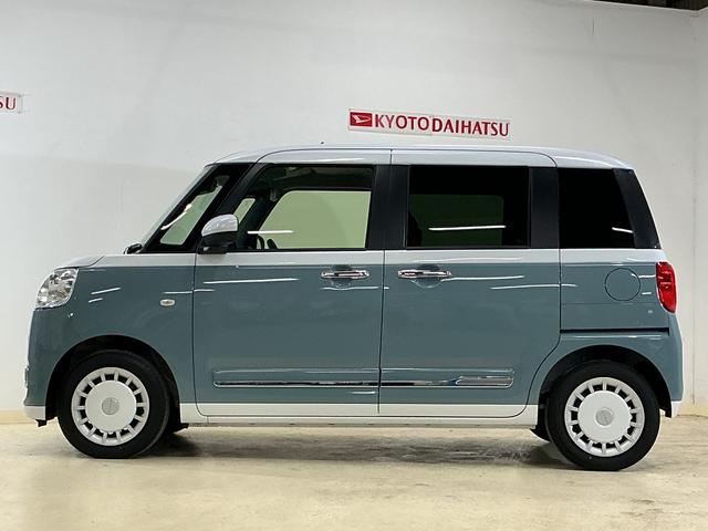 ムーヴキャンバスストライプスＧ　ワンオーナー　バックカメラ　電動電動スライドワンオーナー　バックカメラ　両側電動スライドドア　前席シートヒーター　ホッとカップホルダー　前後コーナーセンサー　電子パーキング　オートブレーキホールド　オートマチックハイビーム　ＵＳＢチャージャー（京都府）の中古車