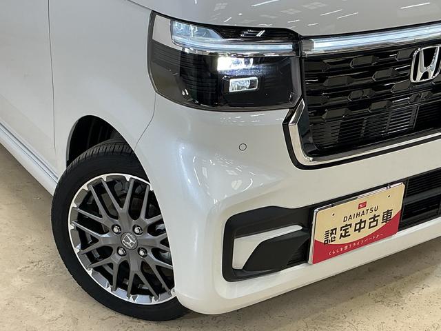 Ｎ−ＢＯＸカスタムターボ　ナビ　バックカメラ　フルセグチューナーターボ　純正ナビ　バックカメラ　フルセグチューナー　ブルートゥース対応　両側リヤパワースライドドア　プッシュボタンエンジンスタート　オートエアコン　シートヒーター　アルミホイール　シートヒーター（京都府）の中古車