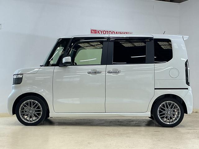 Ｎ−ＢＯＸカスタムターボ　ナビ　バックカメラ　フルセグチューナーターボ　純正ナビ　バックカメラ　フルセグチューナー　ブルートゥース対応　両側リヤパワースライドドア　プッシュボタンエンジンスタート　オートエアコン　シートヒーター　アルミホイール　シートヒーター（京都府）の中古車