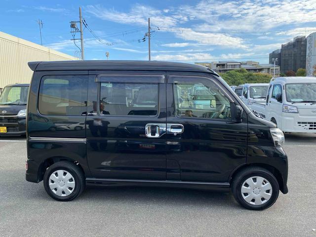 アトレーワゴンカスタムターボR ナビ付ダイハツ認定中古車 ナビゲーション 電動格納ミラー ABS アームレスト フルホィールキャップ フォグランプ セキュリティアラーム ハイマウントストップランプ オートエアコン キーレスエントリー(京都府)の中古車