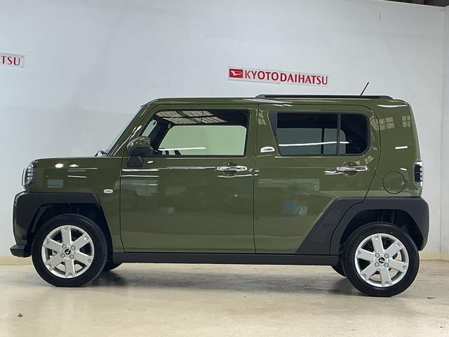 タフトＧ　クロムベンチャー　デモカー　全周囲カメラ　シートヒーターデモカー　パノラマモニター　スカイフィールトップ　アダプティブクルーズコントロール　シートヒーター　前後コーナーセンサー　１５インチ純正アルミホイール　オートマチックハイビーム　オートブレーキホールド（京都府）の中古車