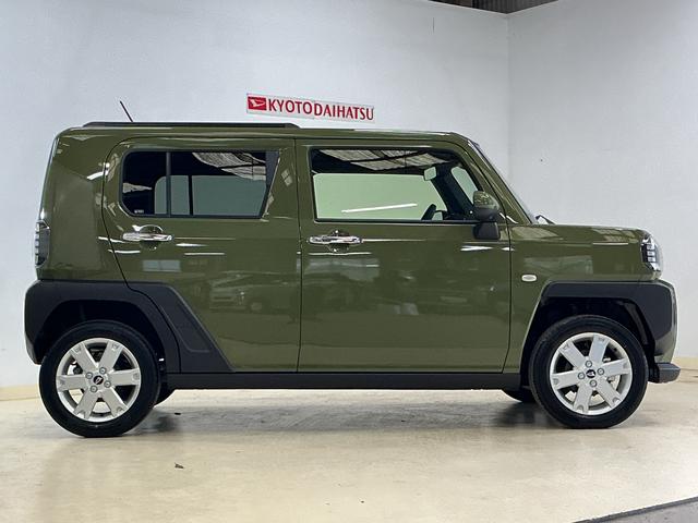 タフトＧ　クロムベンチャー　デモカー　全周囲カメラ　シートヒーターデモカー　パノラマモニター　スカイフィールトップ　アダプティブクルーズコントロール　シートヒーター　前後コーナーセンサー　１５インチ純正アルミホイール　オートマチックハイビーム　オートブレーキホールド（京都府）の中古車