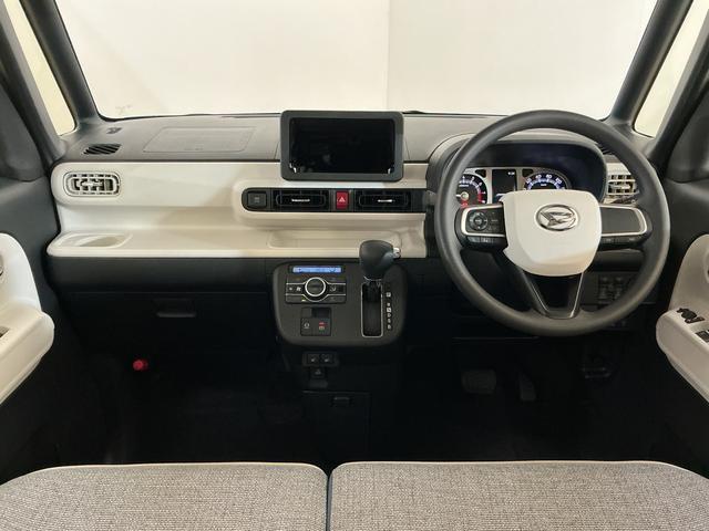 ムーヴキャンバスストライプスＧ　届け出済み未使用車　両側電動スライドドア届出済未使用車　バックカメラ　両側電動スライドドア　シートヒーター　ホットカップホルダー　オートマチックハイビーム　前後コーナーセンサー　電子パーキング　オートブレーキホールド　ＵＳＢチャージャー（京都府）の中古車