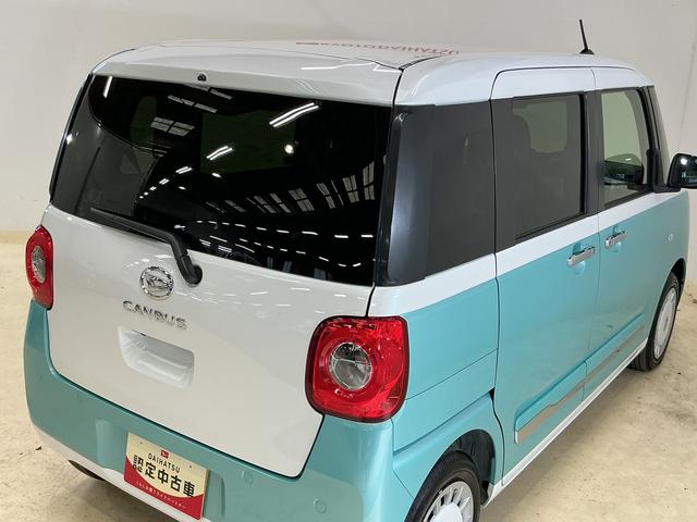 ムーヴキャンバスストライプスＧ　届け出済み未使用車　両側電動スライドドア届出済未使用車　バックカメラ　両側電動スライドドア　シートヒーター　ホットカップホルダー　オートマチックハイビーム　前後コーナーセンサー　電子パーキング　オートブレーキホールド　ＵＳＢチャージャー（京都府）の中古車