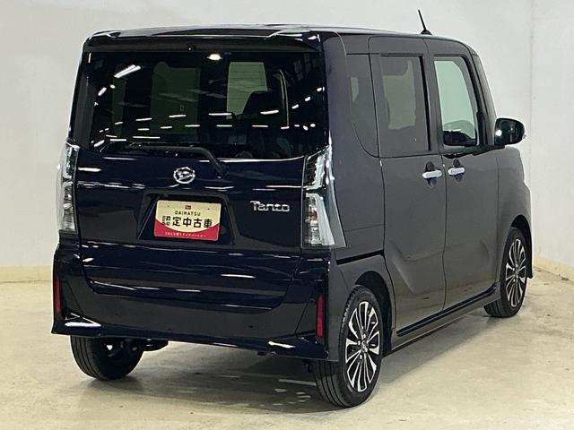 タントカスタムＲＳ　ワンオーナー　ターボ　バックカメラ　電スラワンオーナー　ターボ　バックカメラ　両側電動スライドドア　前席シートヒーター　１５インチ純正アルミホイール　オートマチックハイビーム　前後コーナーセンサー　電子パーキング　オートブレーキホールド（京都府）の中古車