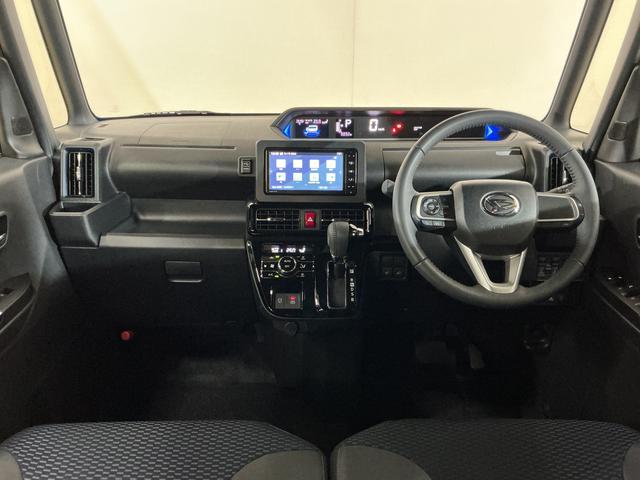 タントカスタムＲＳ　１オーナ　ターボ　ナビ　リアカメラ　両側電動ワンオーナー　ターボ　ナビ　バックカメラ　両側電動スライドドア　Ｂｌｕｅｔｏｏｔｈ　前後コーナーセンサー　前席シートヒーター　１５インチ純正アルミホイール　フルセグ　ＵＳＢ接続　オートブレーキホールド（京都府）の中古車